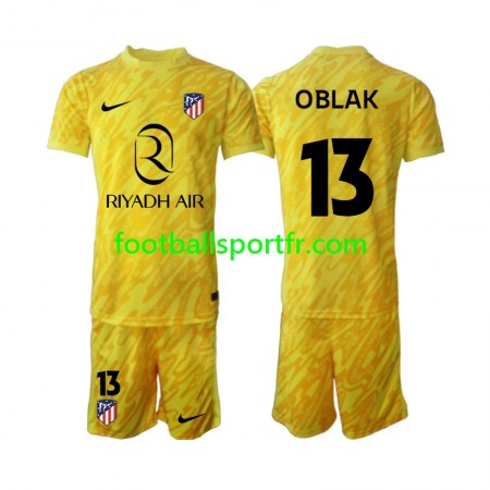 Tenue Atlético Madrid Jan Oblak 13 Gardien Enfant Troisieme 2024-2025 Maillot de Foot